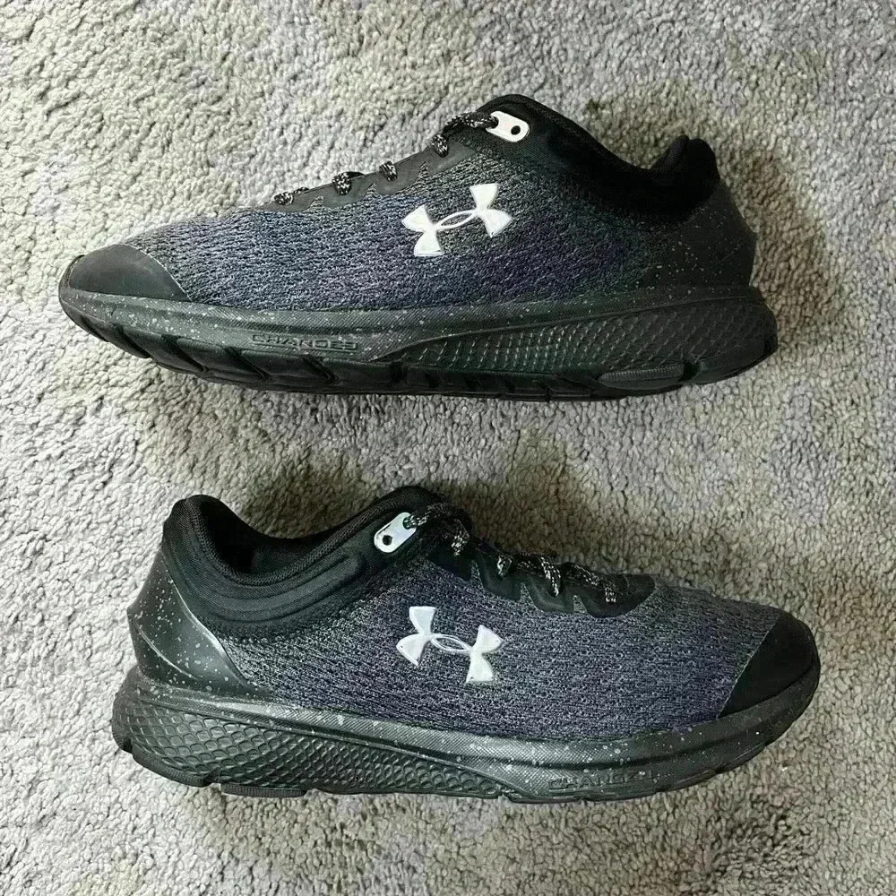 Under Armour dark‎ grey running workout sneakers size 8.5